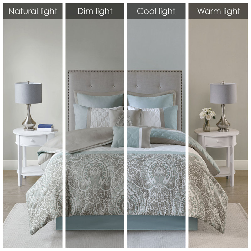 Charlton Home® Keller 8 Piece Comforter Set & Reviews Wayfair Canada